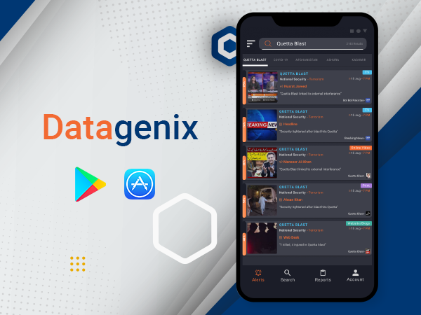 Datagenix Mobile Application